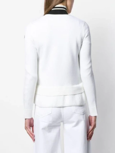 Shop Moncler Puffer Jacket In White