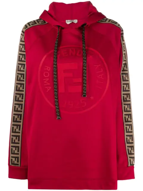 fendi red hoodie