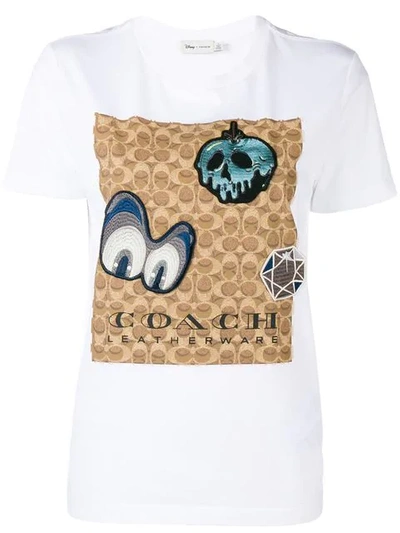 Shop Coach X Disney Signature T In White