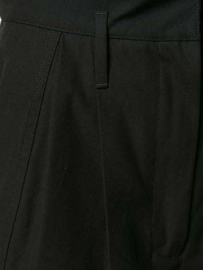GIVENCHY HIGH-WAISTED CROPPED TROUSERS - 黑色