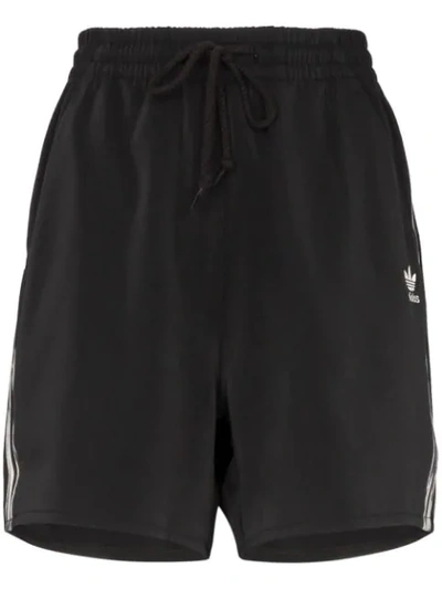 ADIDAS BY DANIELLE CATHARI X DANIËLLE CATHARI STRIPED SHORTS - 黑色