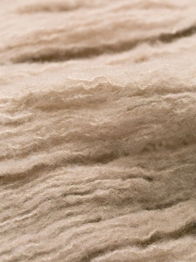 Shop Gabriela Hearst Textured-knit Flared Maxi Dress In Neutrals