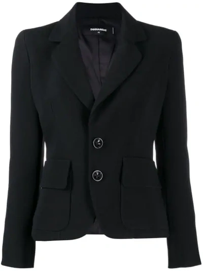 Shop Dsquared2 Tailored Classic Blazer In Black