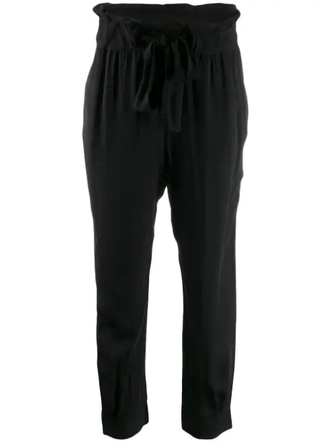 loose fit tapered trousers