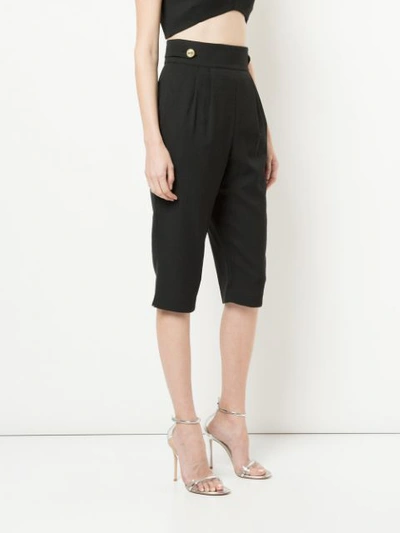 Shop Alice Mccall Wishful Thinking Cropped Trousers - Black