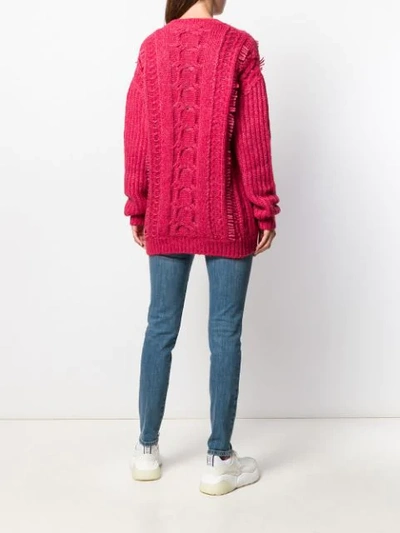 CHUNKY CABLE KNIT SWEATER