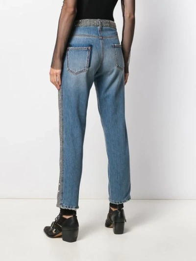 Shop Ermanno Scervino Distressed Boyfriend Jeans In Blue