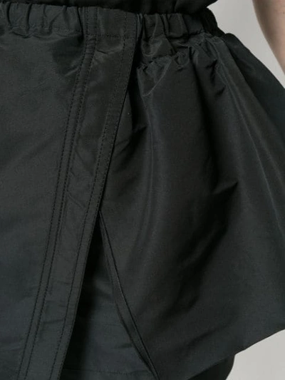 Shop N°21 Deconstructed Track Mini Skirt In Black