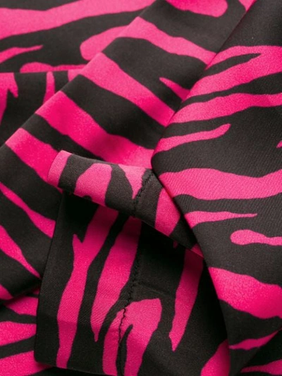 Shop Andamane Zebra Print Dress In Pink
