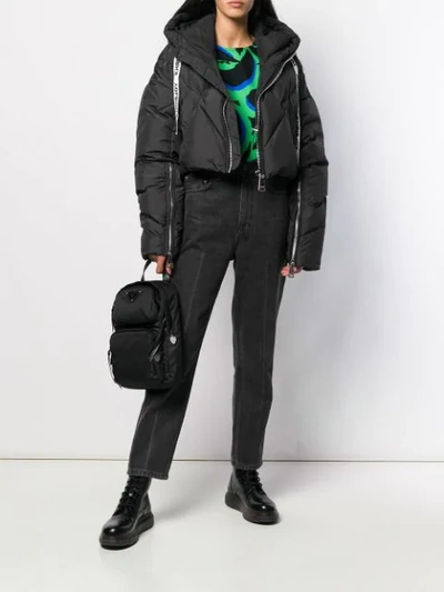 Shop Khrisjoy Quilted Puffer Jacket In Black