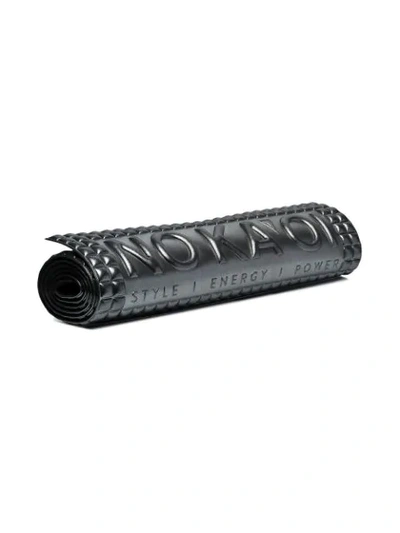 Shop No Ka'oi Gummed Yoga Mat In Dark Silver