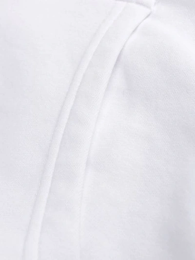 Shop Fila Logo Hooded Sweatshirt In White