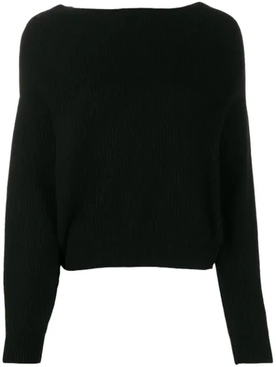 Shop Bellerose Long Sleeved Sweater In Black