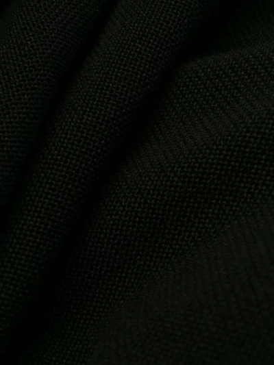 Shop Issey Miyake Gestricktes Oversized-kleid In Black
