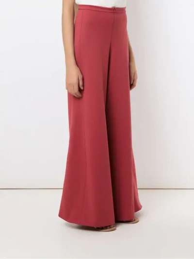 Shop Alcaçuz Marajo Palazzo Pants In Red