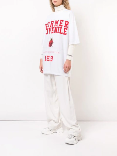 Shop Undercover Former Juvenile Oversized T In White
