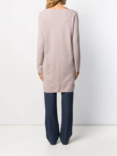 ALLUDE CASHMERE JUMPER DRESS - 粉色