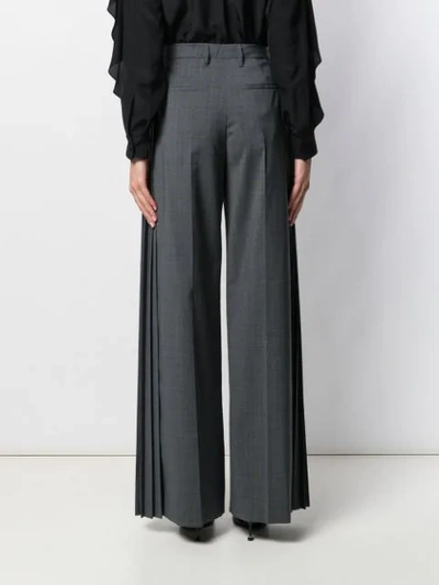 Shop Prada Wide-leg Tailored Trousers In Grey