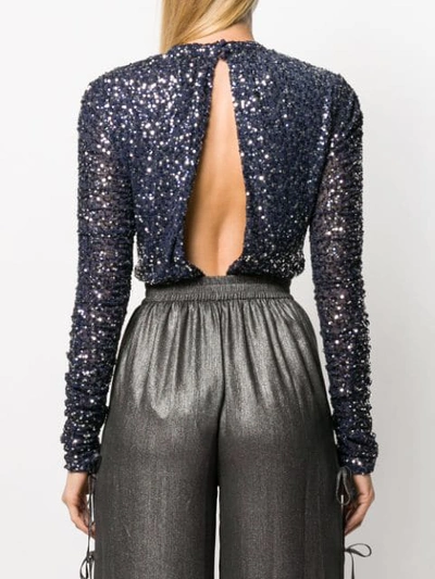 Shop Jonathan Simkhai Embellished Body In Blue