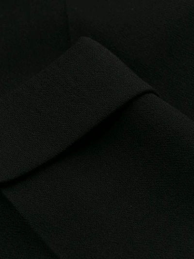 Shop Fendi Crêpe Trousers In Black