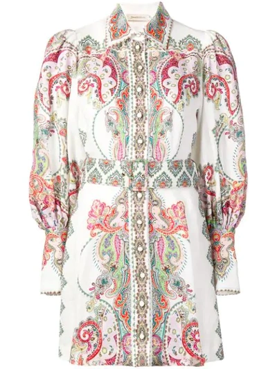 Zimmermann ninety six store shirt dress