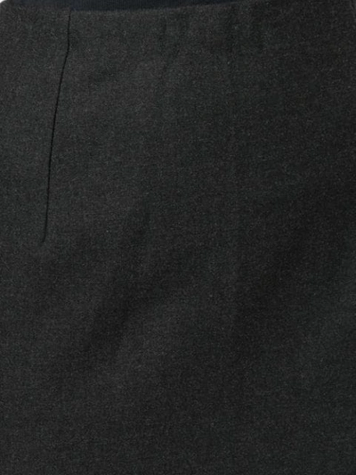 OSCAR DE LA RENTA 高腰铅笔半身裙 - 灰色