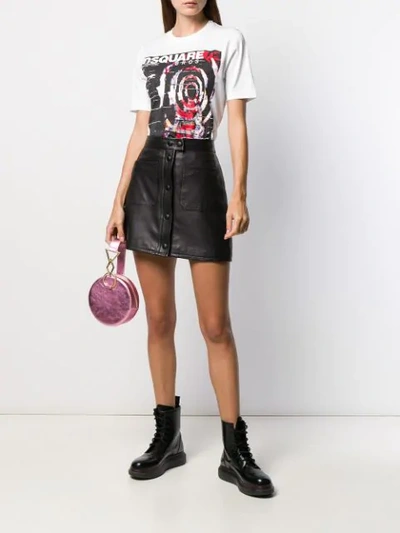 Dsquared2 Logo Printed T-shirt In White
