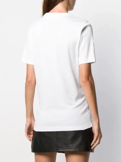Dsquared2 Logo Printed T-shirt In White