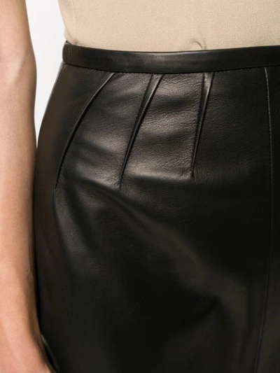 Shop Rochas Midi Pencil Skirt In Black