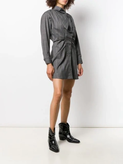 Shop Isabel Marant Étoile Valentine Dress In Grey