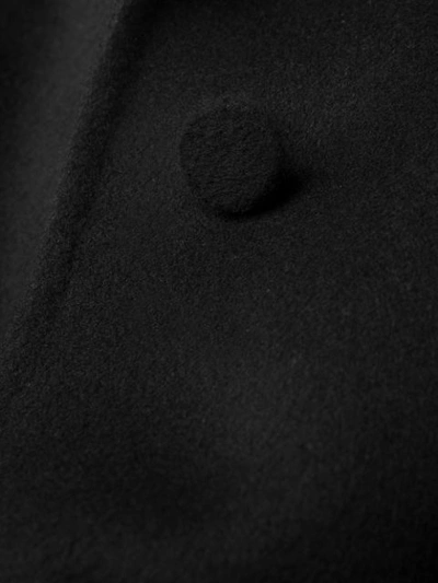 Shop Valentino Oversized Single-breasted Coat In Black