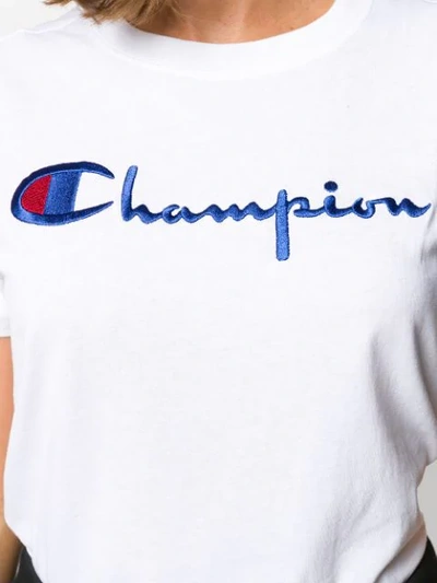 Shop Champion Logo Print T-shirt In White