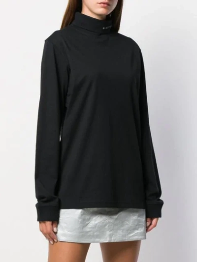 LONG SLEEVE ROLL NECK TOP