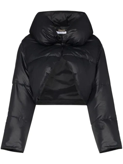 Shop Givenchy Bolero Puffer Jacket In Black