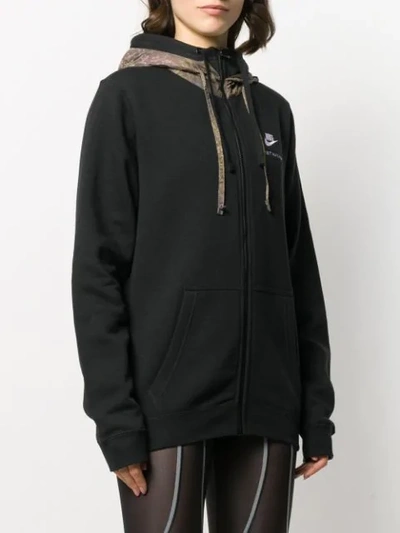 Shop Alix Kapuzenjacke Mit Logo-stickerei In Black