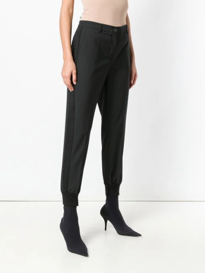 Shop Semicouture Andrew Trousers - Black
