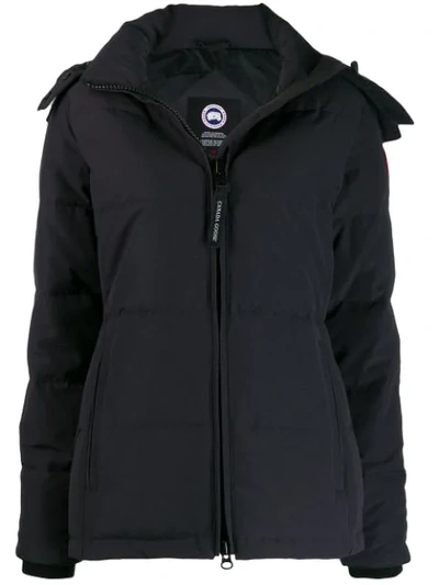 Shop Canada Goose Hooded Puffer Jacket In Blue