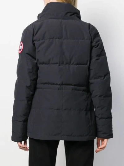 Shop Canada Goose Hooded Puffer Jacket In Blue