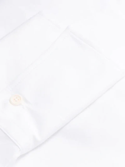 Shop Brunello Cucinelli Embellished Bib Shirt In White