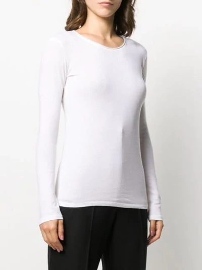 Majestic Jersey T-shirt In Neutrals