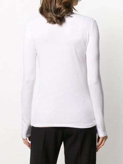 Majestic Jersey T-shirt In Neutrals