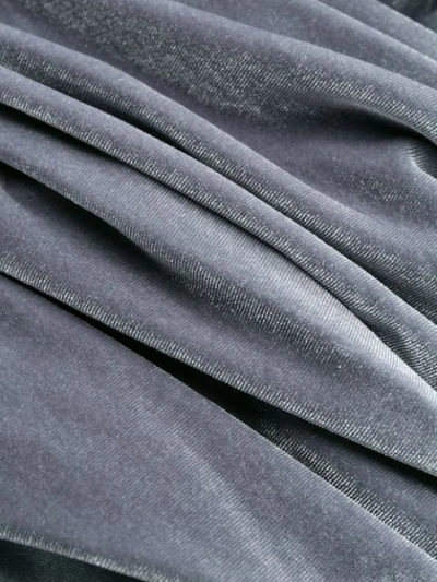 ALEXANDRE VAUTHIER WRAP FRONT DRESS - 灰色