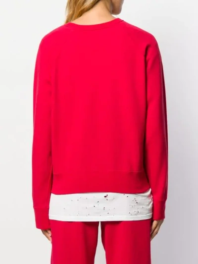 Shop Polo Ralph Lauren Jersey Sweater In Red