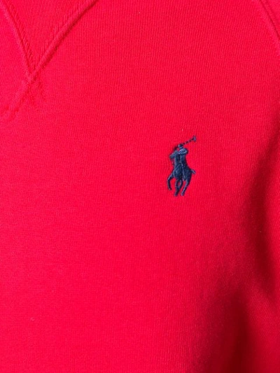 Shop Polo Ralph Lauren Jersey Sweater In Red