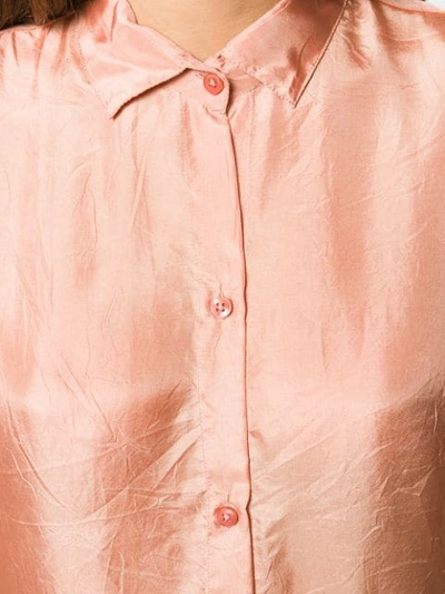 Shop Mes Demoiselles Textured Shirt In Pink