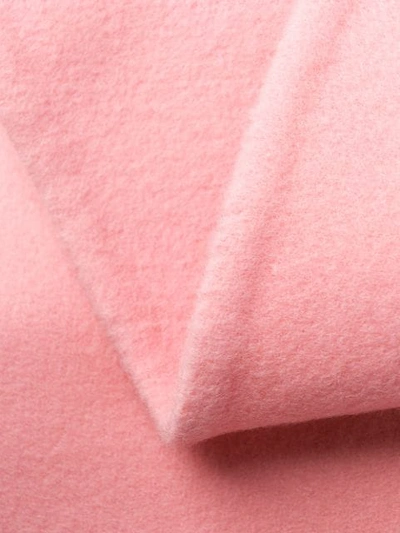 Shop Ermanno Scervino Wide Sleeve Cape-coat In Pink
