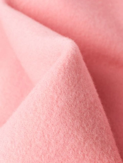 Shop Ermanno Scervino Wide Sleeve Cape-coat In Pink