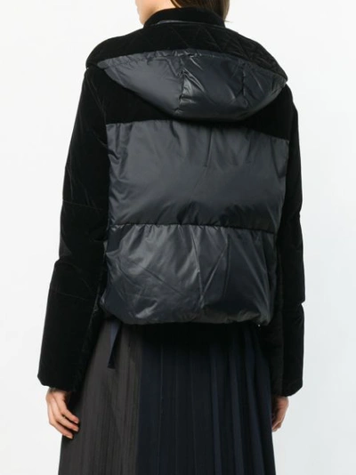 Shop Sport Max Code Zena Puffer Jacket - Black
