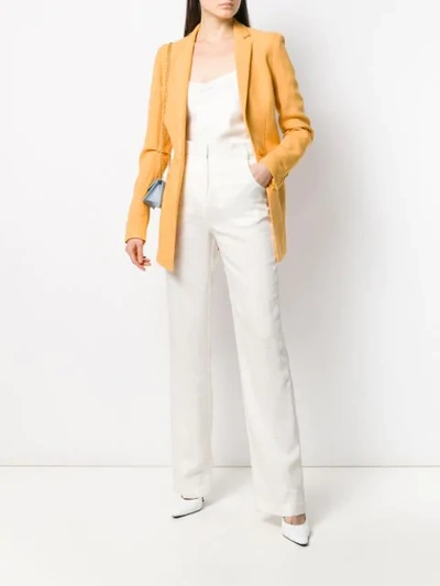 Shop Jacquemus Tailored Blazer  In Orange