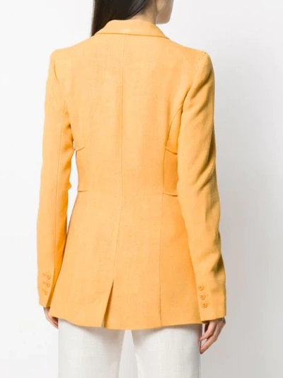 Shop Jacquemus Tailored Blazer  In Orange
